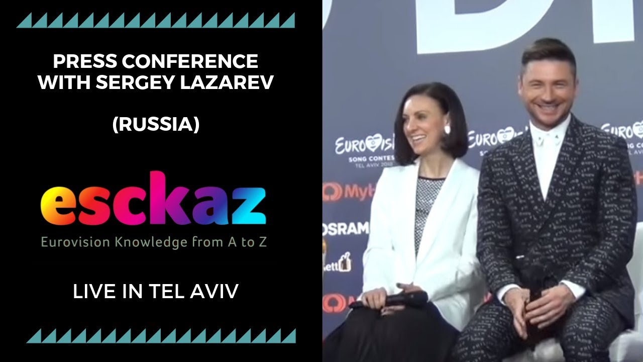ESCKAZ in Tel Aviv: Press conference with Sergey Lazarev (Russia)
