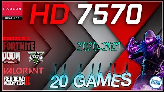 *AMD HD 7570 in 20 GAMES  || Revisit In 2021