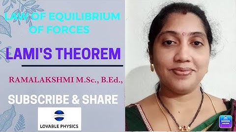 LAW OF EQUILIBRIUM OF FORCES AND LAMI