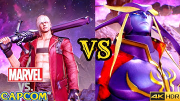 Dante vs Jedah – Brutal Demonic Full Fight | Marvel vs Capcom Infinite (4K 60FPS)