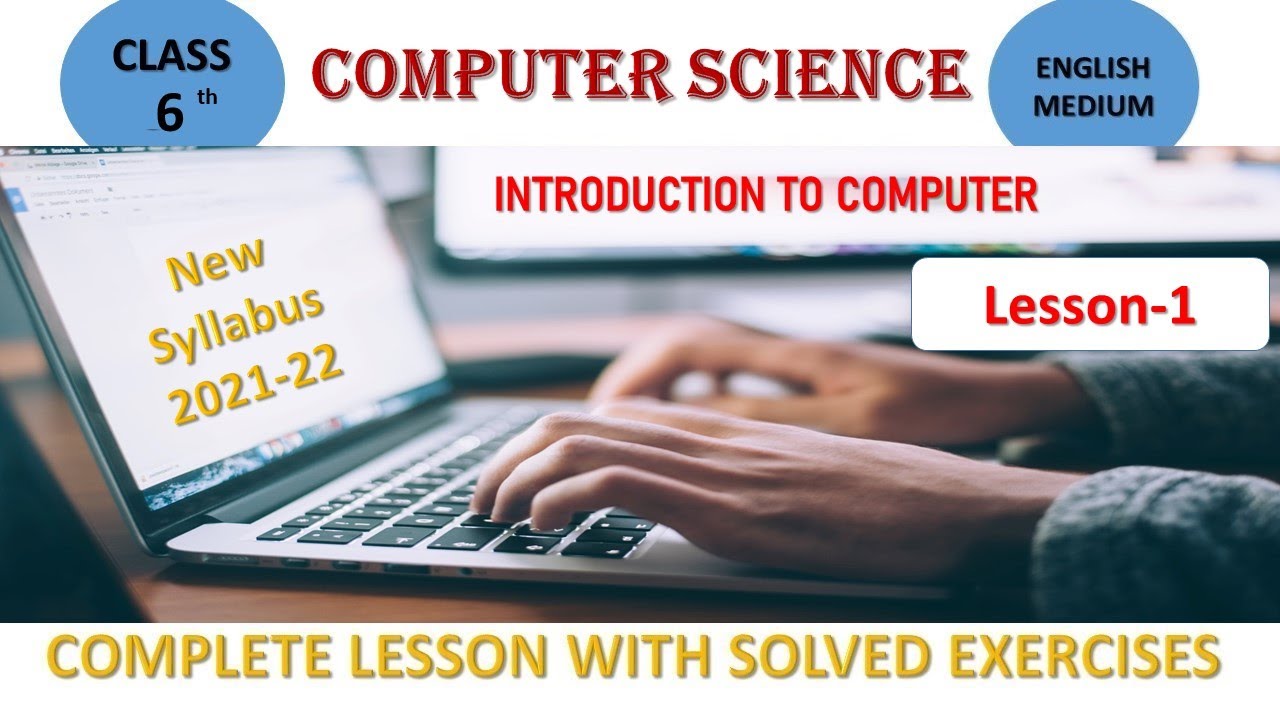 Computer Science// Class 6//Lesson 1// Introduction to computer// New ...