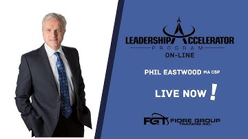 The Leadership Accelerator Program Online for Supervisors, Managers and Aspiring Leaders