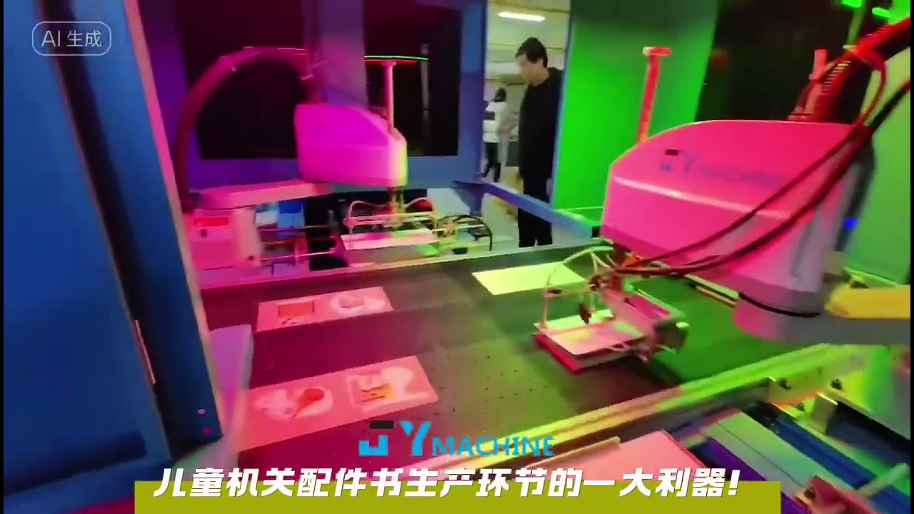 Children's organ accessories inner page forming production line