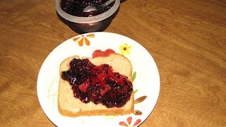 Canning Homemade Blackberry Jam Made With Pectin