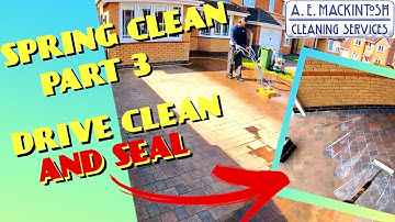 Spring Clean Part 3 - Drive Clean And Sealant Application
