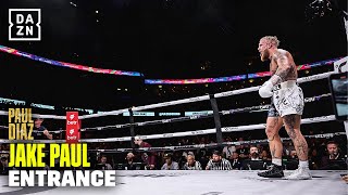 Jake Paul Makes His Way To The Ring Against Nate Diaz