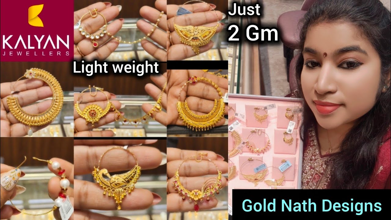 Malabar Gold Nath Designs with price starts 2 Gm| Malabar Latest Bridal Gold Nath Designs with price