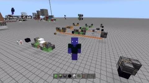 2-way Flying Machine with No Sliding Parts Minecraft Bedrock/MCPE