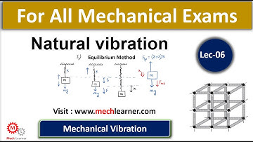 Natural Vibration || Mechanical Vibration - 06 || For GATE/IES