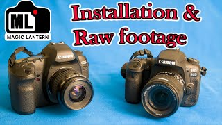 #9 How to Safe install Magic Lantern to Canon cameras - With Sample footage screenshot 5