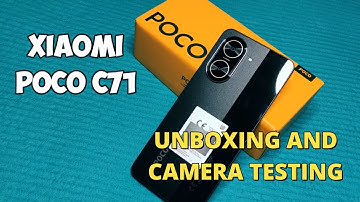 Xiaomi POCO C71 Unboxing and Camera Testing