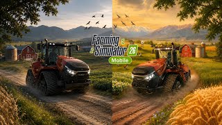 farming simulator 26 mobile comparison real life with game screenshot 2
