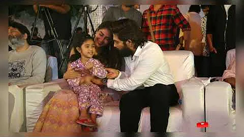 Allu Arjun Daughter Arha Allu Arjun Cutest Moments With Pooja Hegde