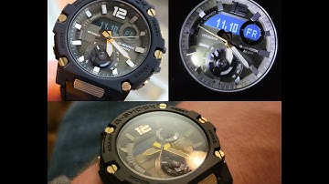 Casio G-Shock G-Steel B300 Watch (Module 5631): World Time, Stopwatch, Timer and Alarms