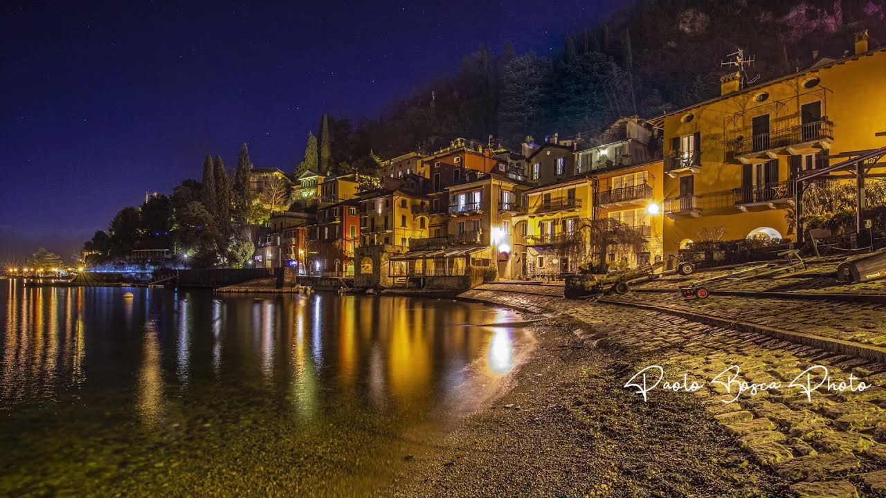 Le luci della sera sul lago di Como e dintorni
