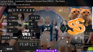 osumania TWICE The Feels 100SS jack 트와이스 더 필스