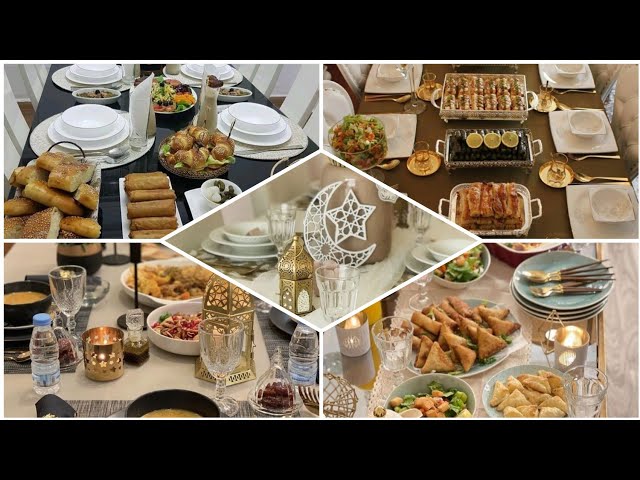 افكار لتزيين طاولة رمضان 2022 تزيين الطاولة لاستقبال ملكي للضيوف - YouTube