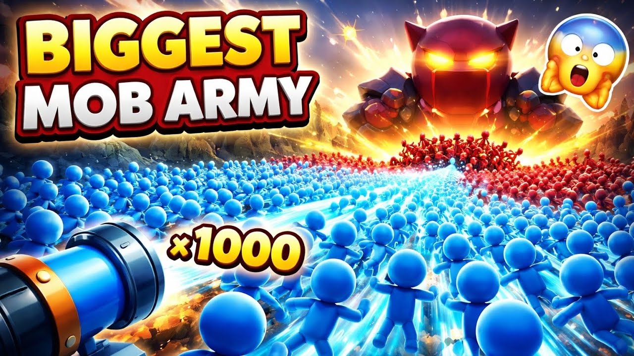 I Created the BIGGEST Mob Army in History! 😱