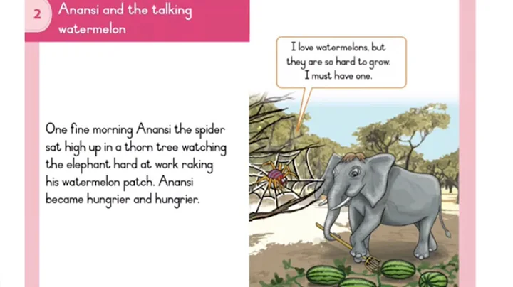 Anansi and the talking watermelon (story)