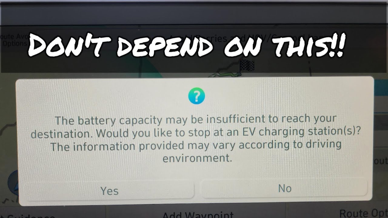 Hyundai's EV route planning is horrible!