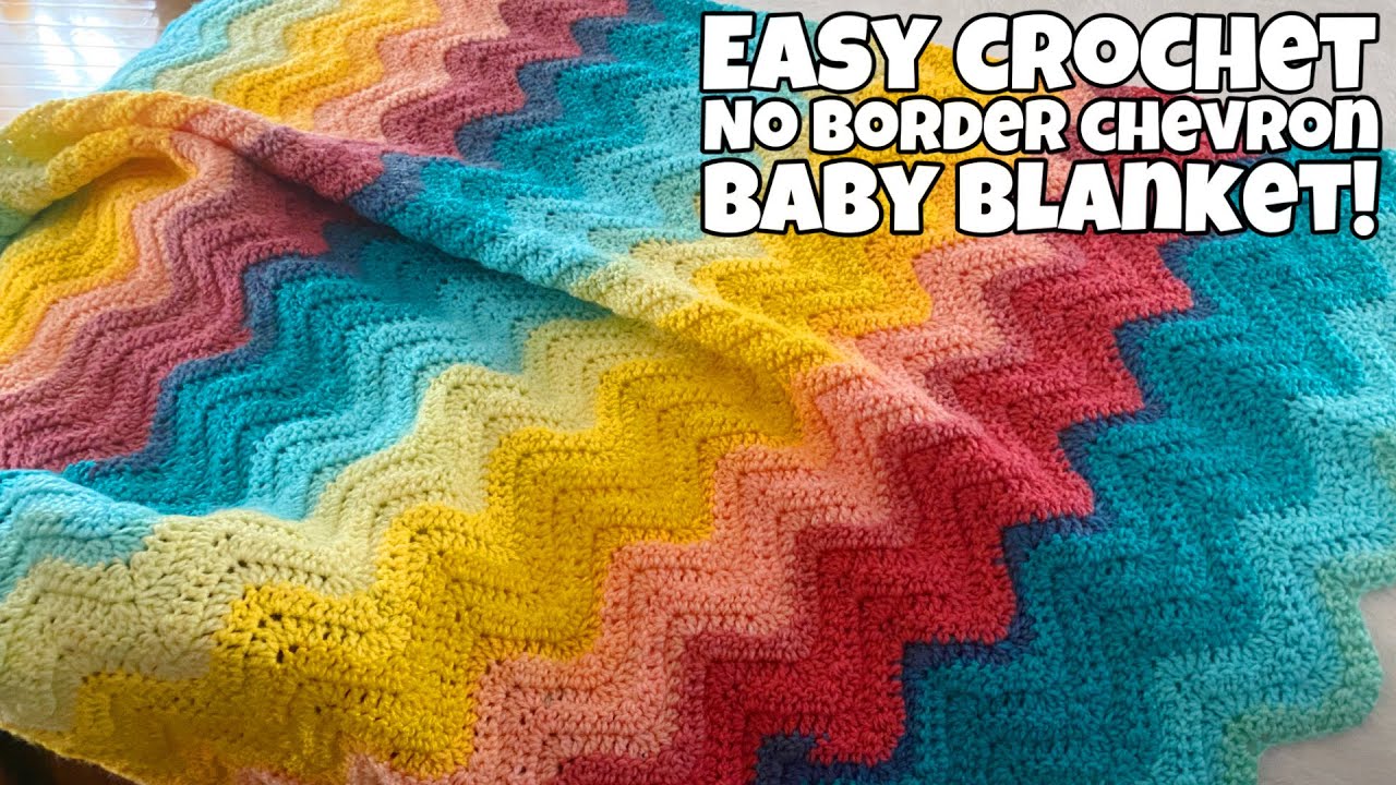 Chevron Crochet Baby Blanket Pattern Free