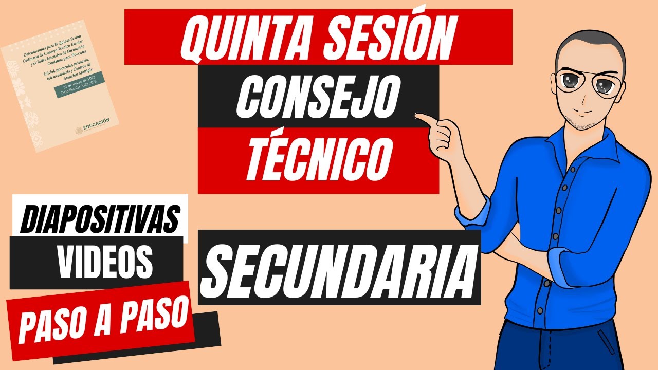 Quinta sesión de Consejo Técnico Escolar │ Presentación para SECUNDARIA
