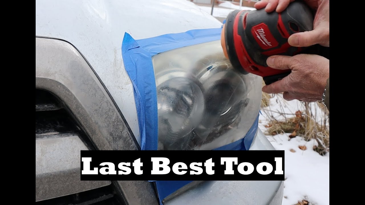 Polishing Cloudy Headlight Covers With Milwaukee. Amazing results! YouTube
