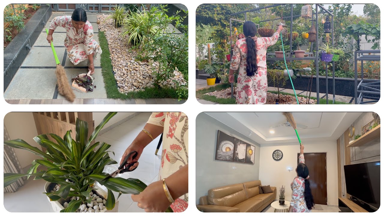 Maid లేకపోతే బద్దకం మొత్తం వదిలిపోతుంది|IndoorPlant care|ఇల్లు Neatగ ఉంటేనే మనసు ప్రశాంతంగా ఉంటుంది