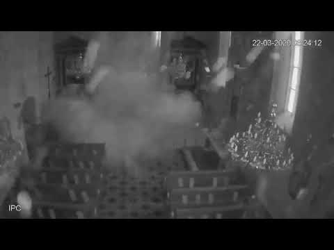 security-camera-in-zagreb-church-in-croatia-captures-moment-of-this-morning's-earthquake.