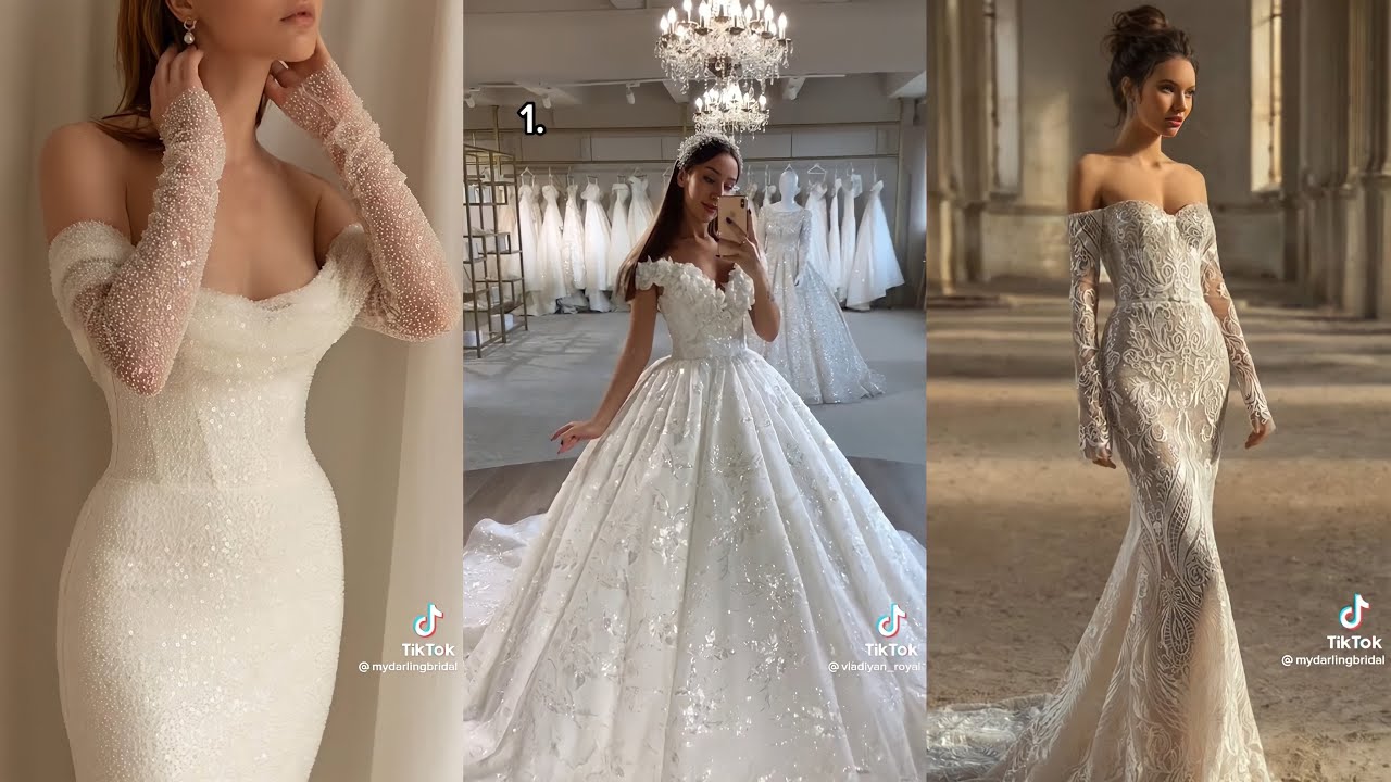 Wedding Dresses on TikTok 🤍👰‍♀️ YouTube