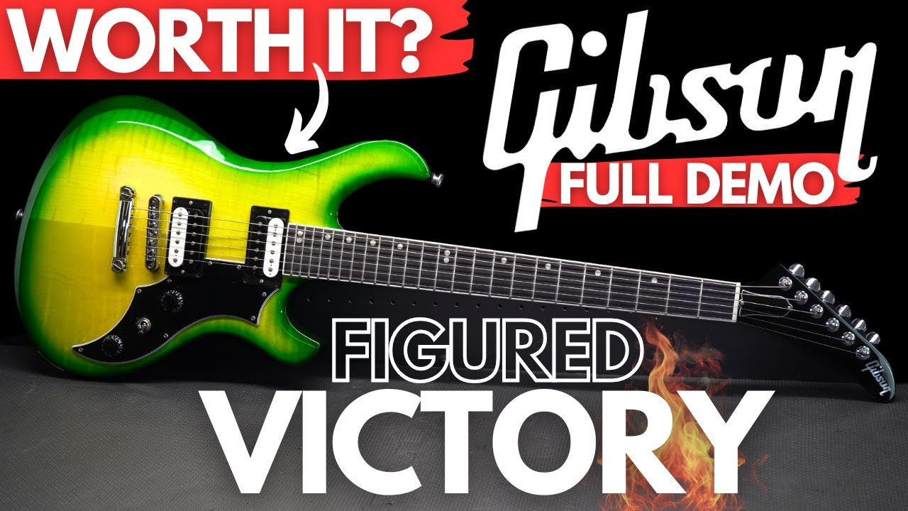 Gibson Victory FIGURED TOP FULL DEMO (Worth Extra $500?) - YouTube