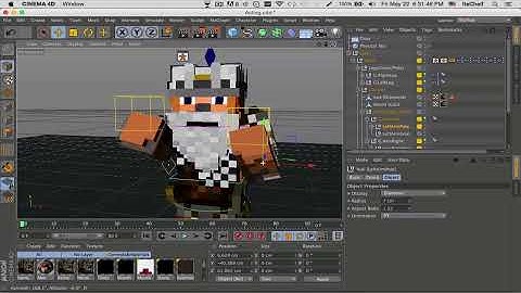 Minecraft Fighting Animation Tutorial - Episode 1 (Cinema4D)