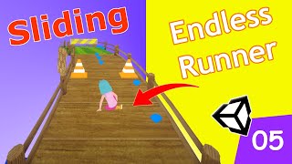 Unity Endless Runner (REMAKE) - Player Sliding screenshot 5