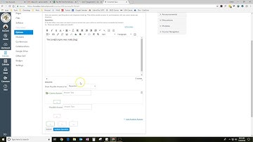 Canvas Quiz - Create a Multiple Dropdown Question