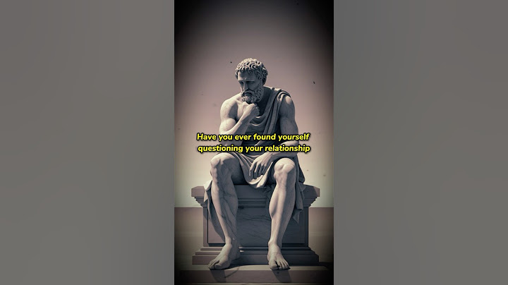 7 SIGNS That You Should End Your Relationship #stoicism