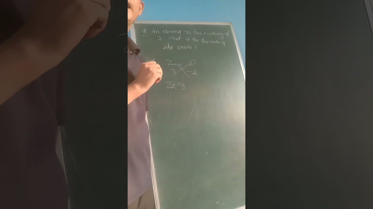 Elements Z has valancy 3 find it formula with oxide