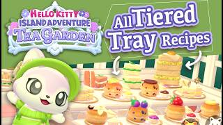 All Tiered Tray Recipes - Hello Kitty Island Adventure Tea Garden  Guide - Scones & Tea Sandwiches