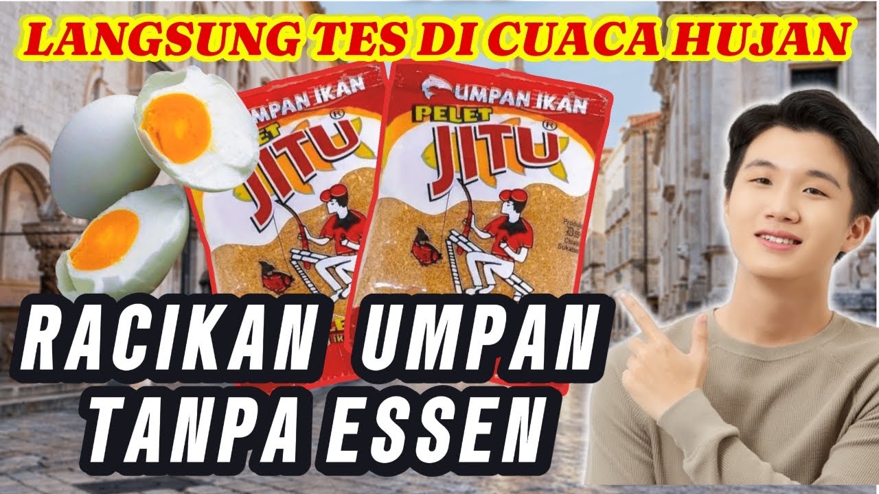 RESEP UMPAN IKAN MAS HARIAN TANPA ESSEN ❗❗❗ PELET JITU UMPAN ANDALAN TERJITU ❗❗