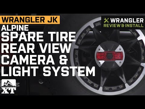 Jeep Wrangler JK Alpine Spare Tire Rear View Camera & Light System Review & Install