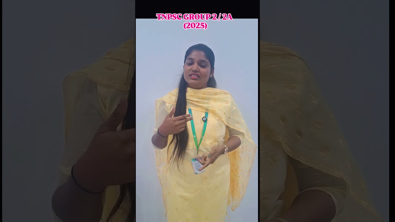 Tnpsc GroupII / IIA 2025 