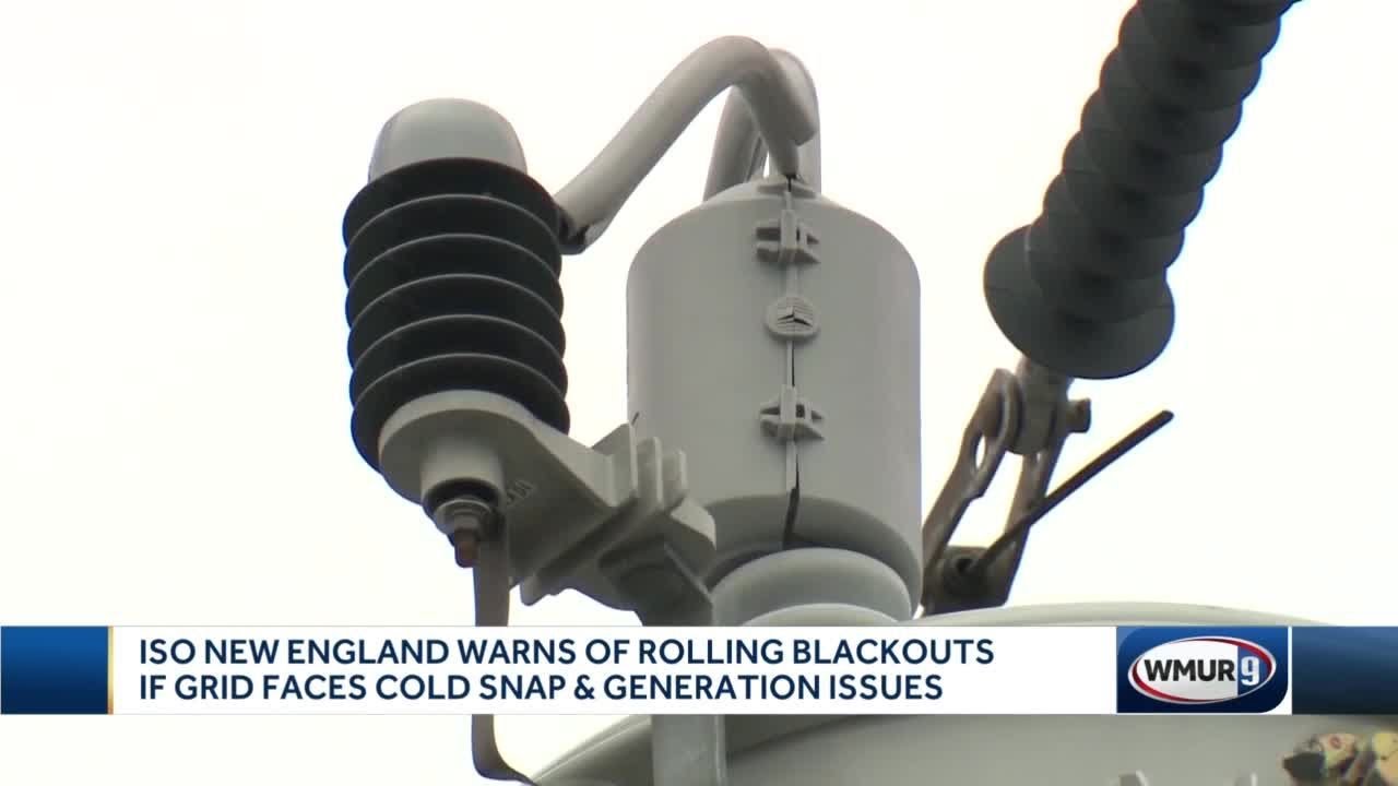 ISO New England warns of rolling blackouts if grid faces cold snap and generation issues