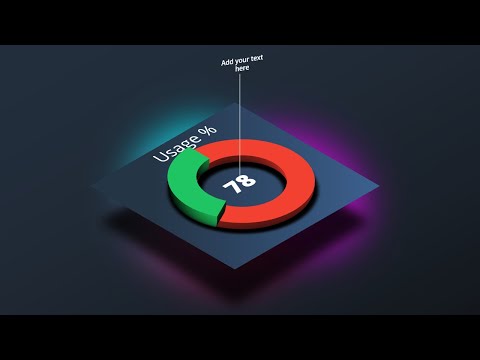 Create Animated 3D Pie Chart Design Slide in PowerPoint 