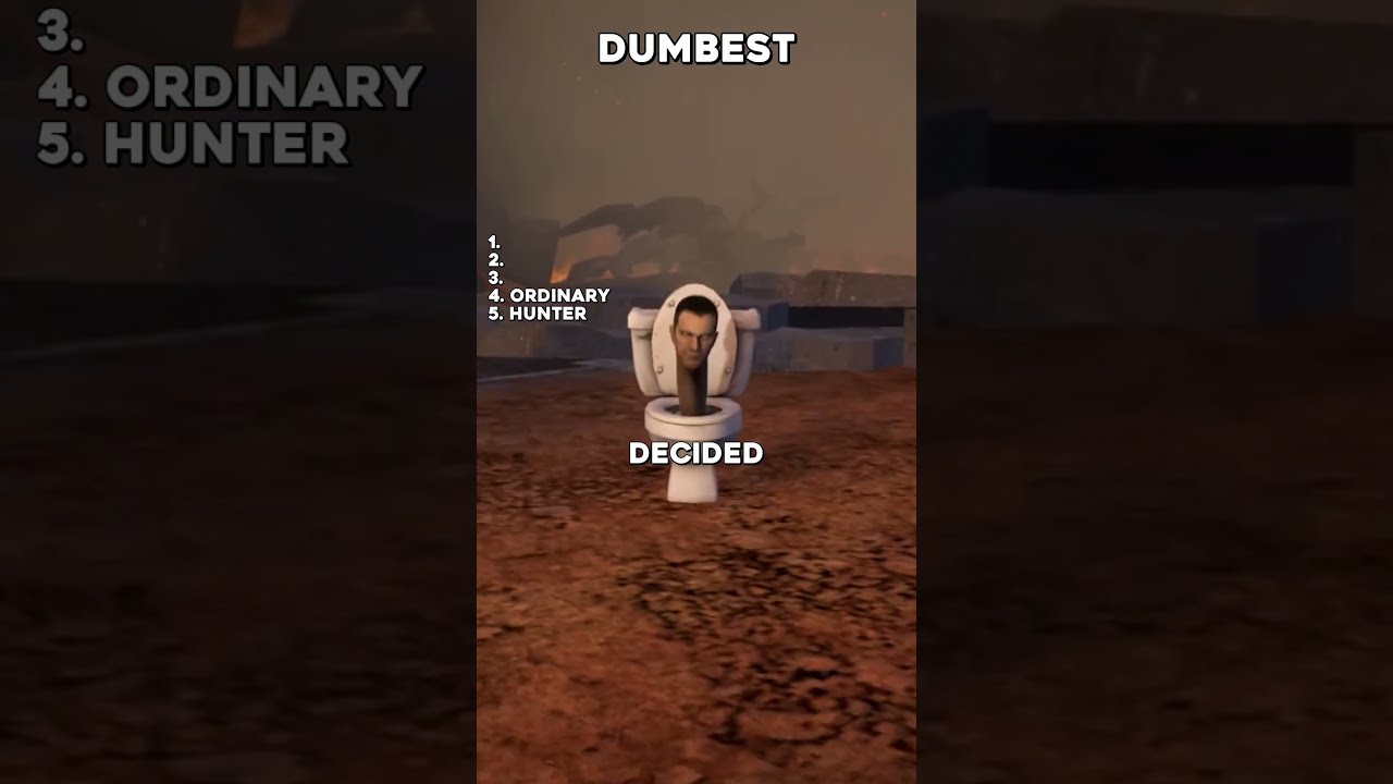 The Dumbest Character In Skibidi Toilet 