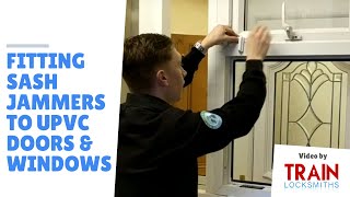 Fitting Sash Jammers To UPVC Doors & Windows - YouTube