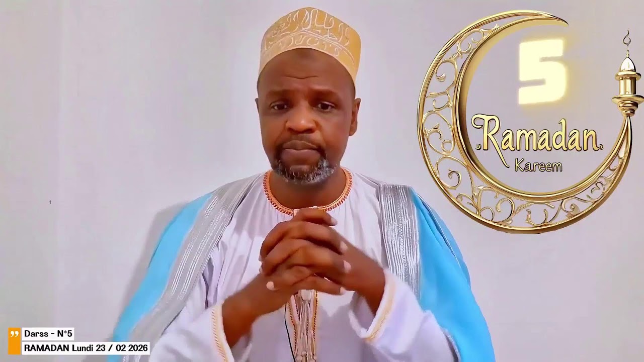 Darsat du 5ᵉ Jour du Ramadan 2026