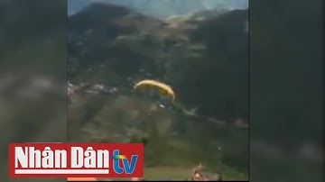 Phi công người Nga rơi xuống vực khi bay trình diễn