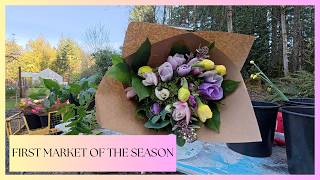First Farmer’s Market of the Season! 🌸 Full Prep, Harvest & Sales
