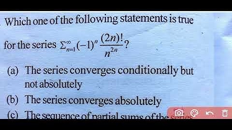 IIT JAM mathematics 2015|question Real analysis |series question |Absolut convergent |