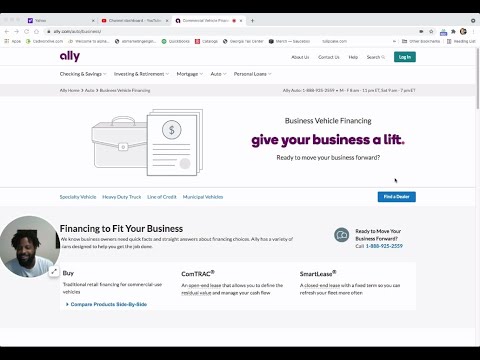 Getting Business Vehicle financing through Ally