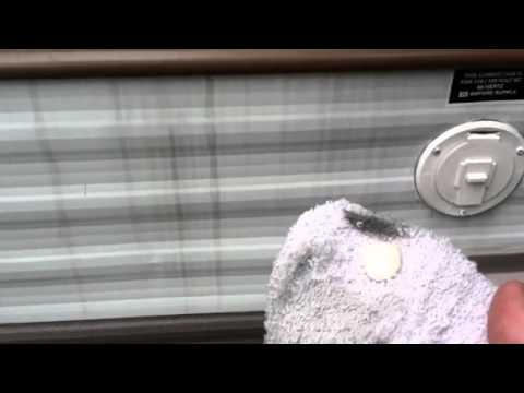 RV black streak remover/wax - YouTube